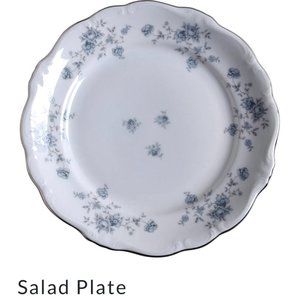 Haviland Blue Garland Salad Plate Set of 5
